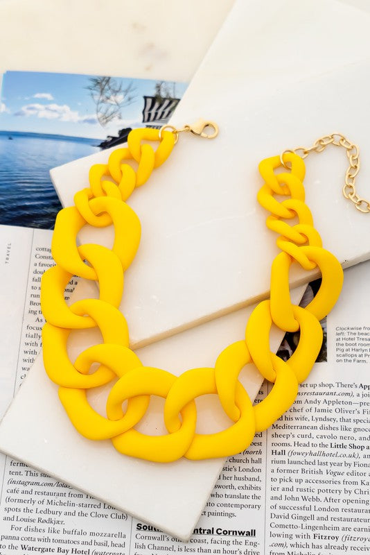 Lightweight chunky link chains