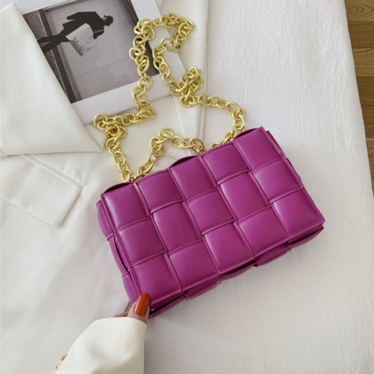 Violet modern cross